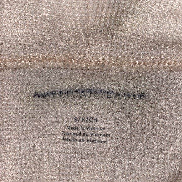 AMERICAN EAGLE OUTFITTERS waffle knit turtleneck long sleeve oversize top size S - Picture 16 of 16